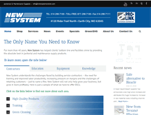 Tablet Screenshot of newsystemonline.com